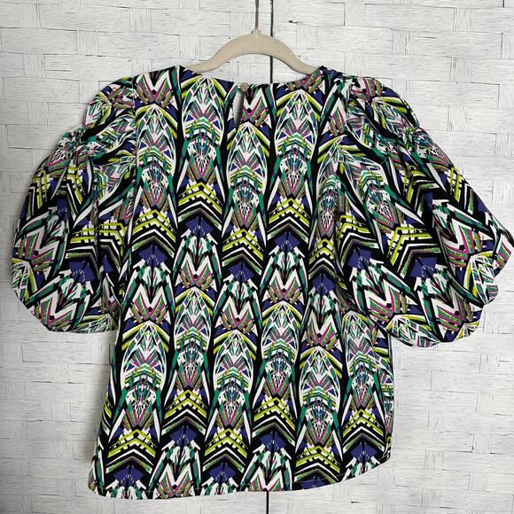 By princess colorful blouse balloon sleeves castlecore streetwear feminine - Picture 2 of 7